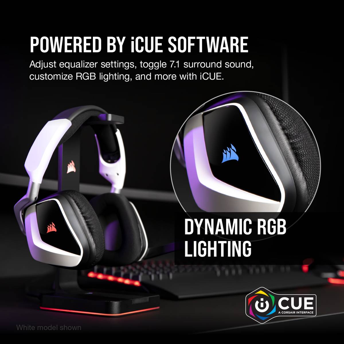 Corsair Void RGB Elite Wireless Premium Gaming Headset - Carbon