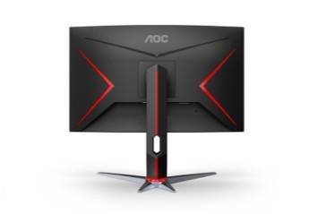 AOC 27'' Monitor  QHD 144hz FreeSync; VESA; Low blue light; Curved; Flicker Free; Narrow Bezel; 4 year warranty.