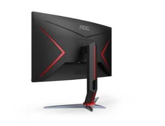 AOC 27'' Monitor  QHD 144hz FreeSync; VESA; Low blue light; Curved; Flicker Free; Narrow Bezel; 4 year warranty.