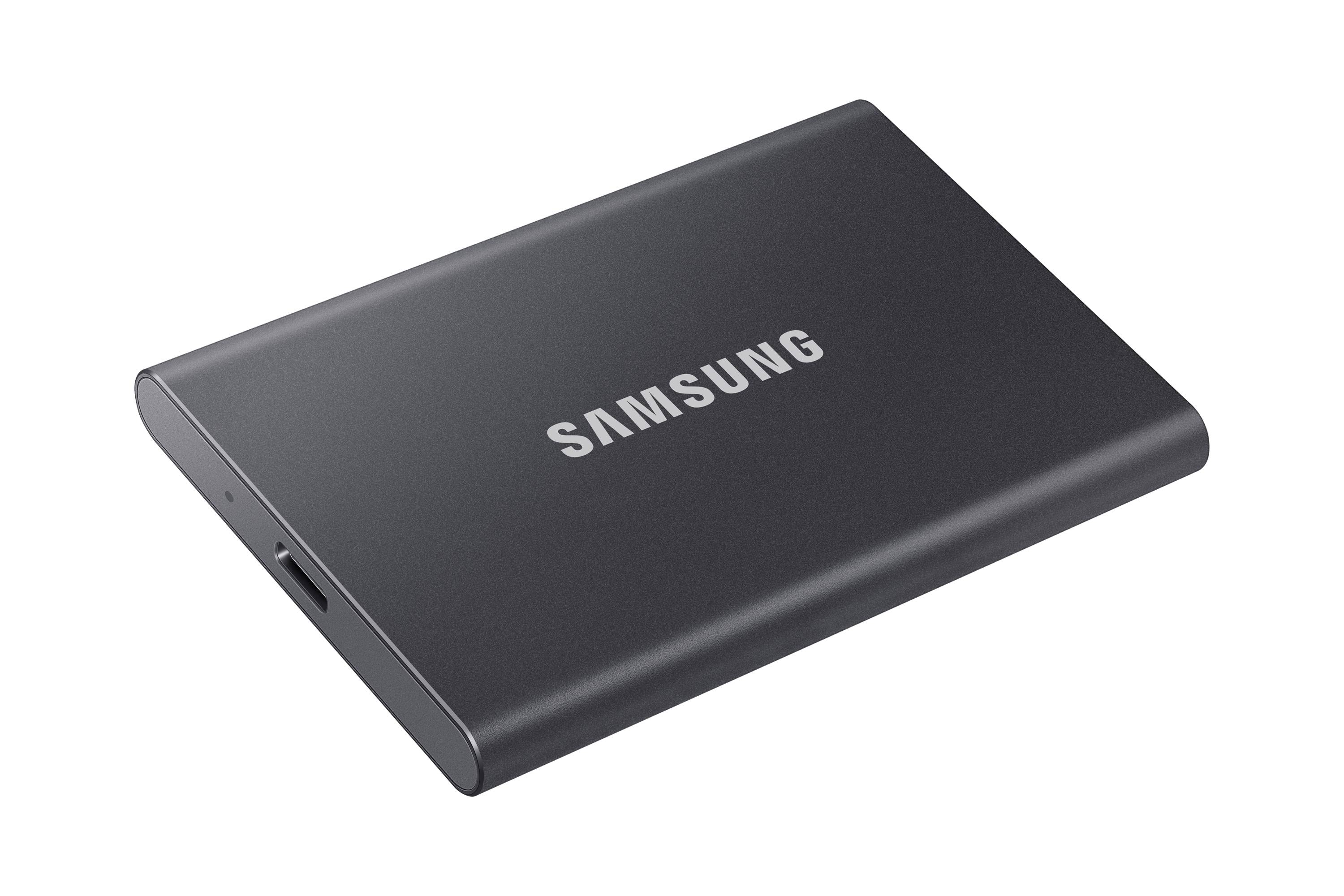 SAMSUNG  2TB T7 PORTABLE SSD  - TITAN GREY