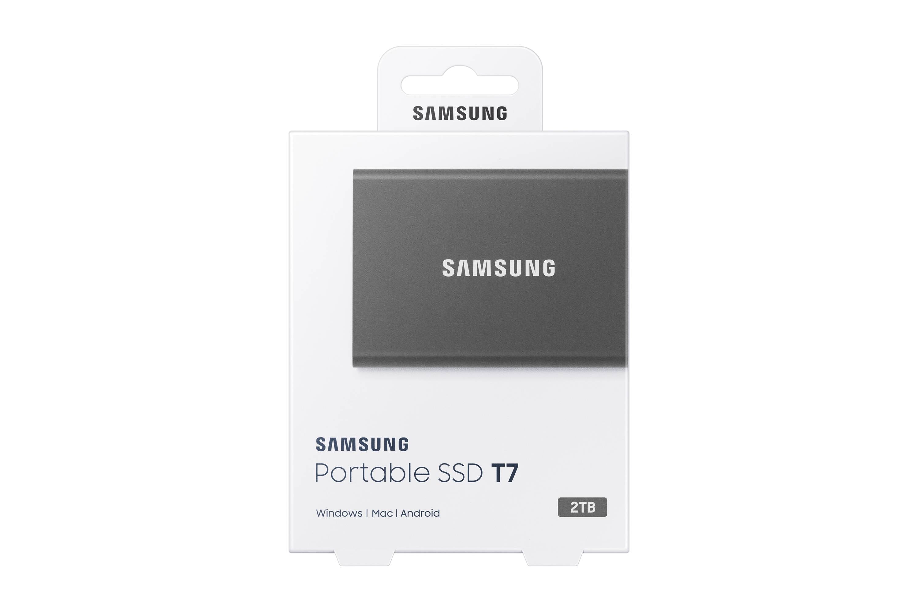 SAMSUNG  2TB T7 PORTABLE SSD  - TITAN GREY