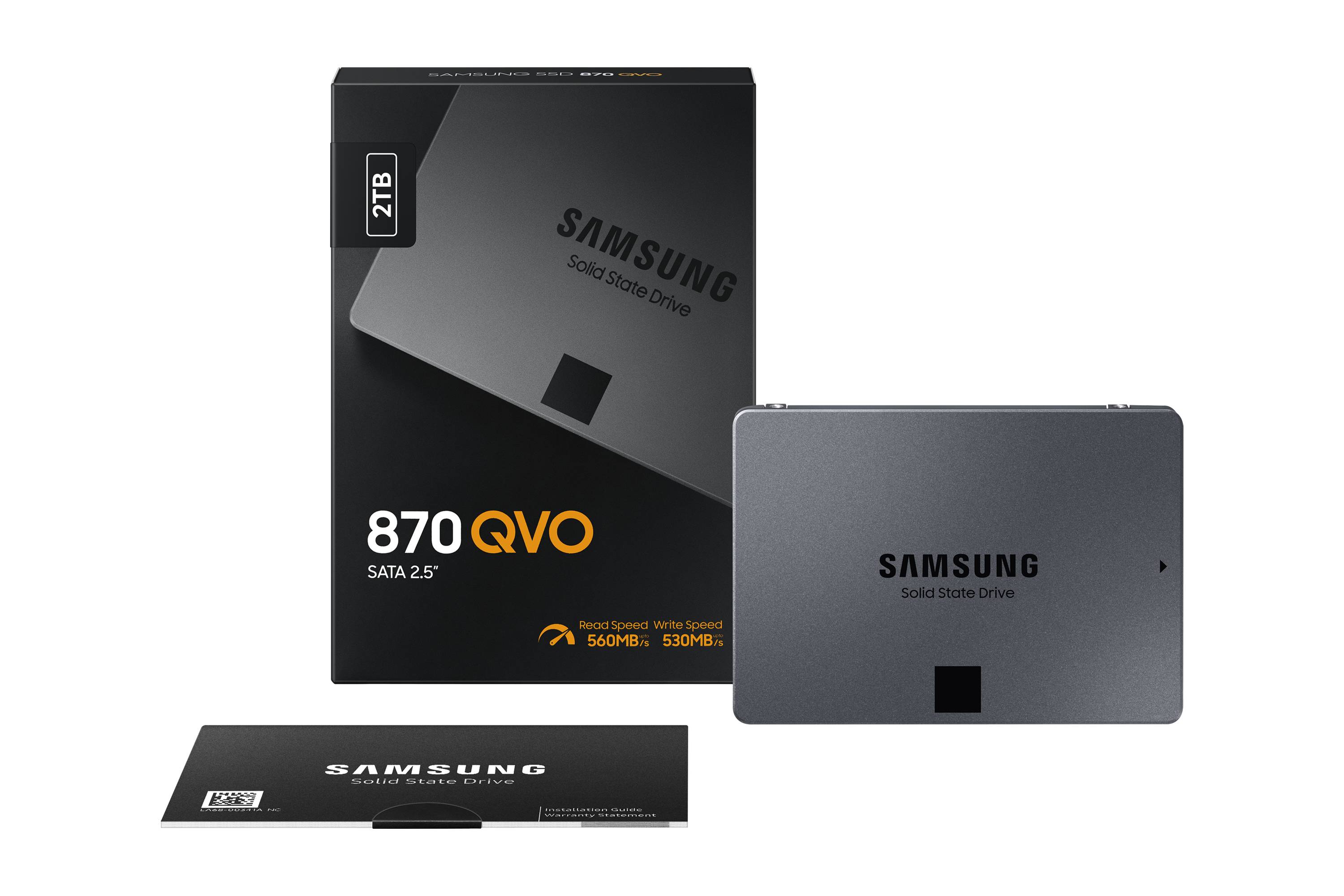 SAMSUNG MZ-77Q2T0BW 2TB 870QVO 2.5'' SSD