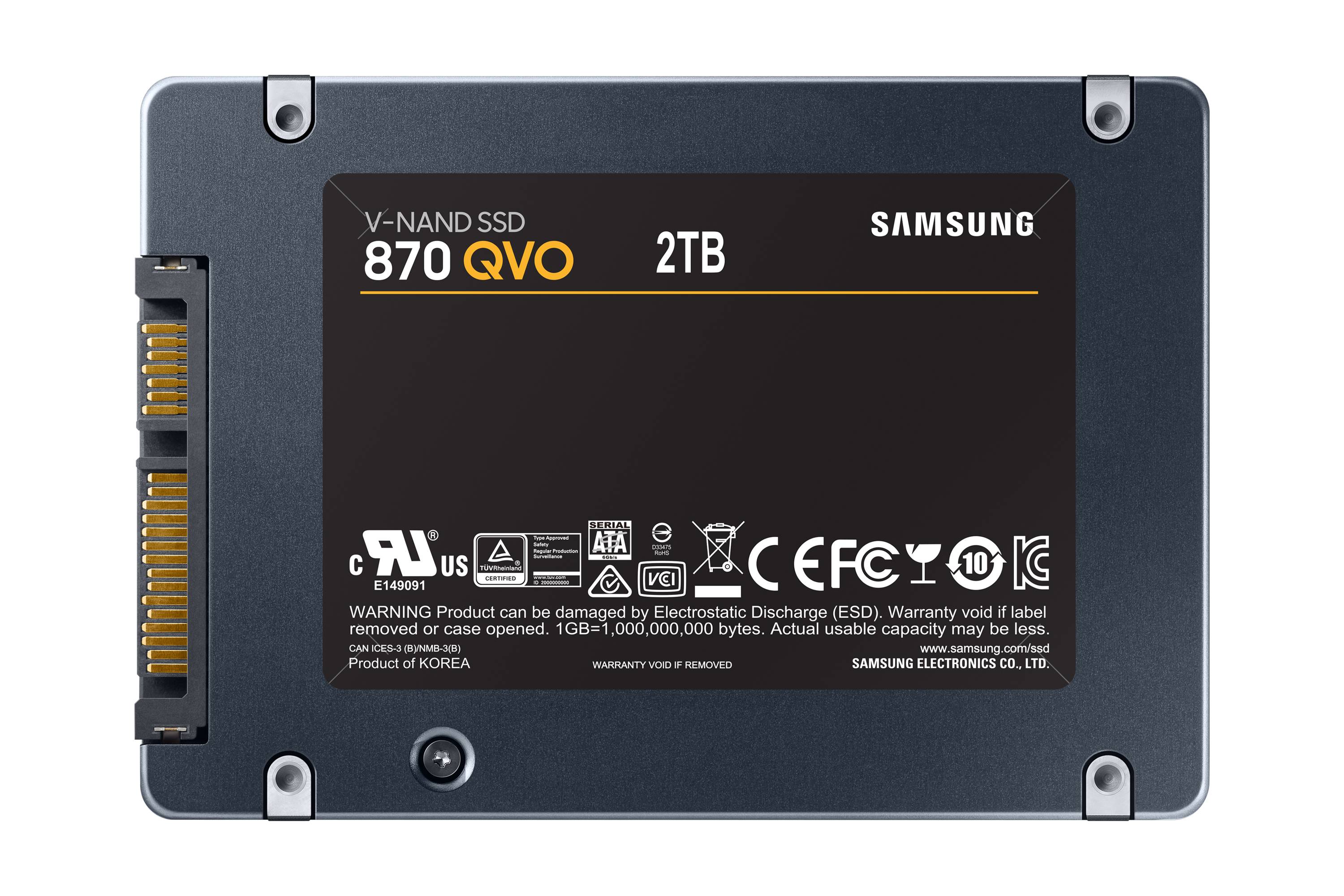 SAMSUNG MZ-77Q2T0BW 2TB 870QVO 2.5'' SSD
