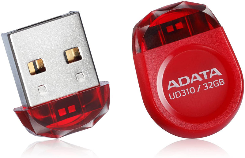 ADATA UD310 32GB USB 2.0 Jewel-Like Water Resistant Flash Drive, Red(AUD310-32G-RRD)