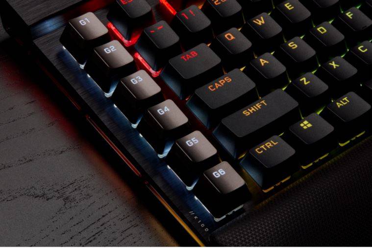 Corsair K100 RGB Optical-Mechanical Wired Corsair OPX Switch Keyboard