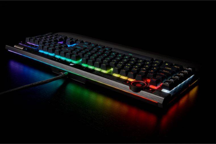 Corsair K100 RGB Optical-Mechanical Wired Corsair OPX Switch Keyboard