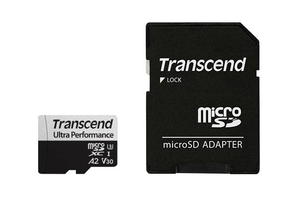 TRANSCEND 340S 128GB ULTRA PERFROMANCE MICRO SD UHS-I  U3 V30 A2 CLASS10 - READ 160 MB/S - WRITE 125MB/S - WITH SD ADPTOR - TLC
