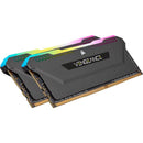 Corsair VENGEANCEÂ® RGB PRO SL 32GB (2 x 16GB) DDR4 DRAM 3600MHz C18 Memory Kit; 18-22-22-42; 1.35; Black