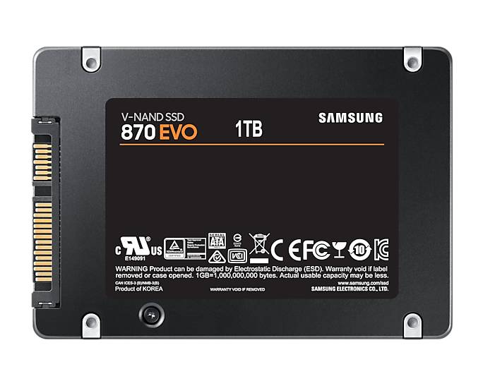 SAMSUNG 870 EVO 1TB 2;5INCH SATA SSD