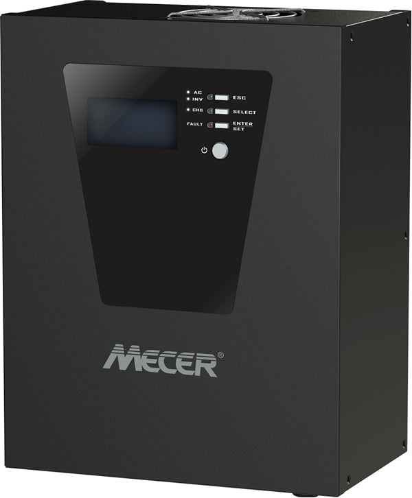MECER 1200VA 1000W 12V W/MPPT INVERTER.