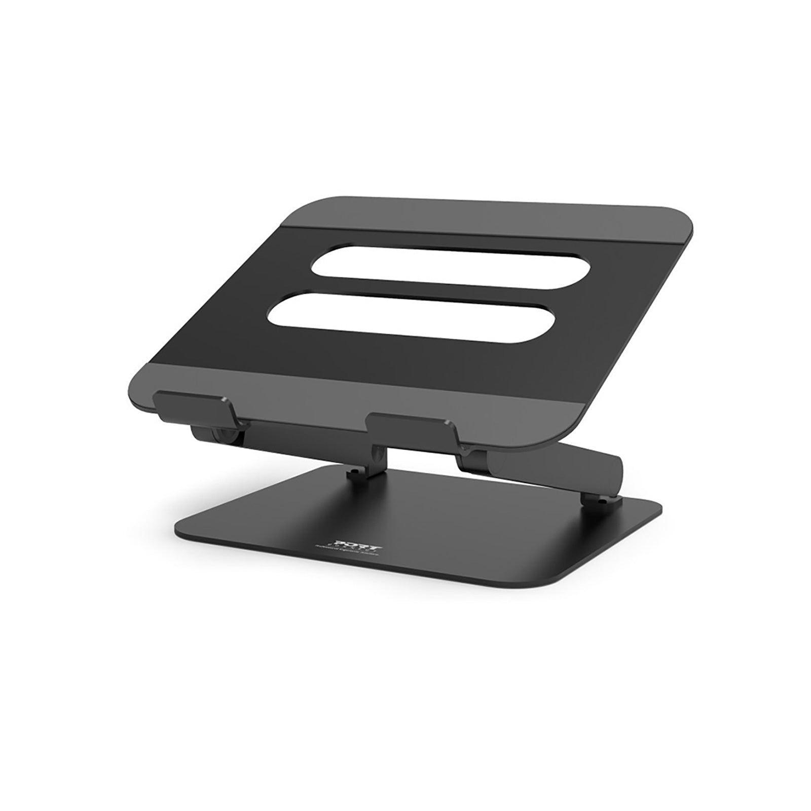 PORT NOTEBOOK STAND - ADJUSTABLE - ALUMINIUM - 15.6 INCH - BLACK-0