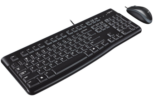 Logitech MK120 Wired Desktop Combo - Black