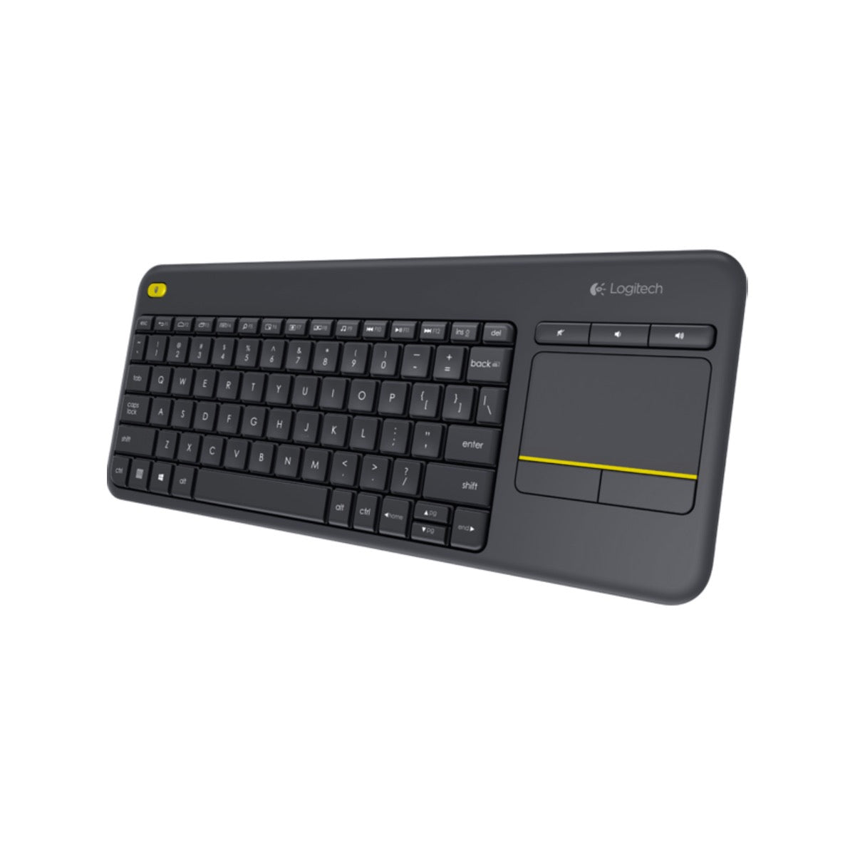 LOGITECH K400 PLUS WIRELESS TOUCH KEYBOARD DARK-0