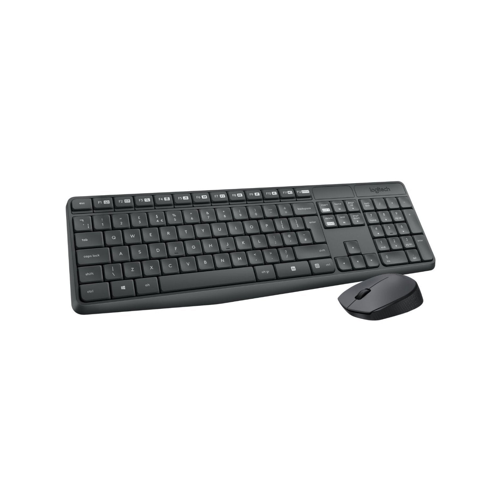 LOGITECH WIRELESS MOUSE & KEYBOARD COMBO MK235 BLACK 2 YEAR CARRY IN WARRANTY