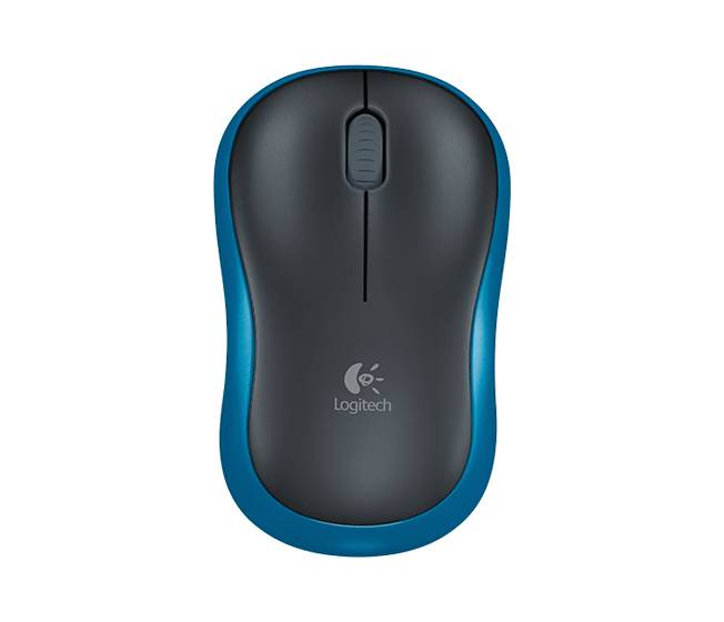 Logitech M185 Wireless Mouse - Blue