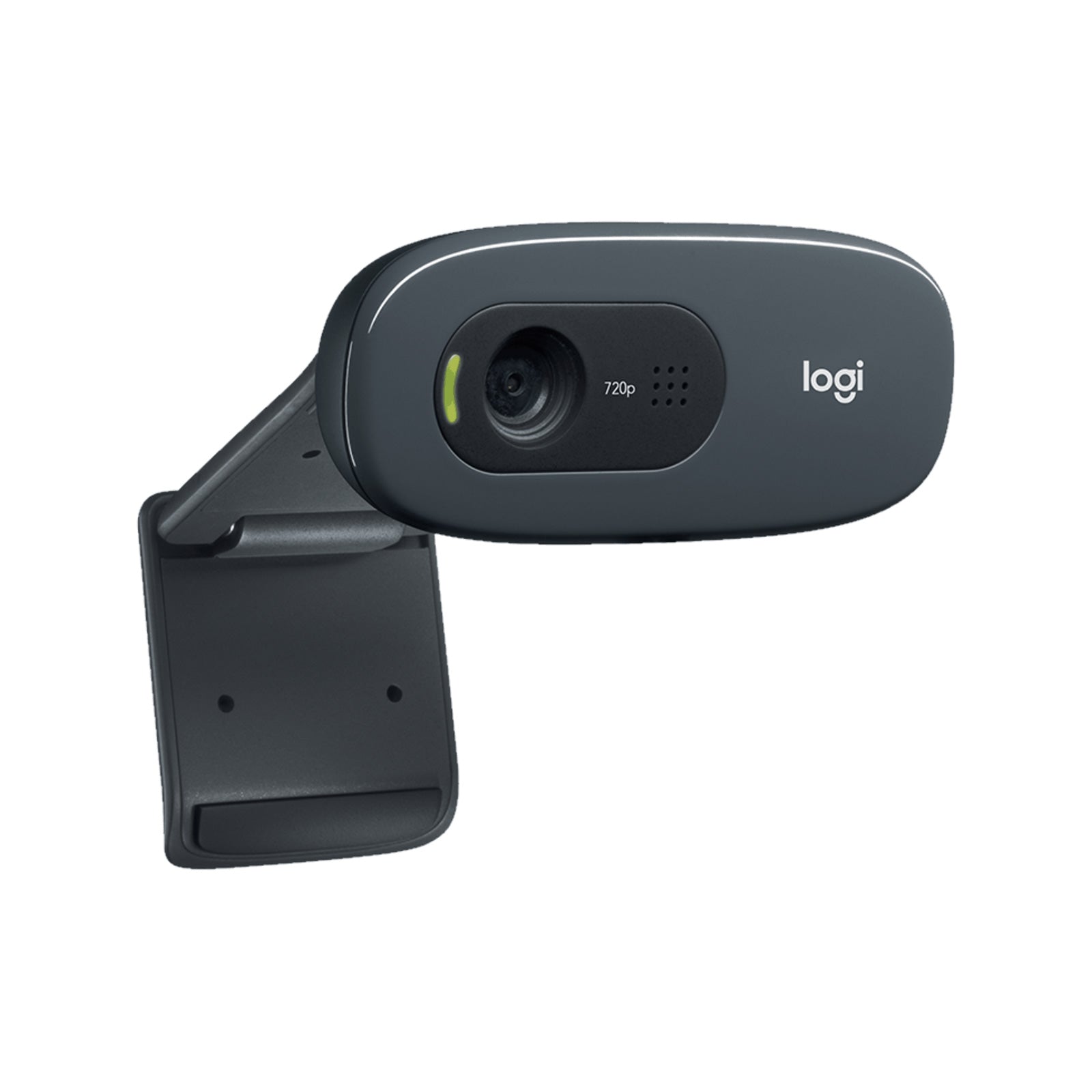 Logitech C270 HD Webcam - Dark Silver(UNBOXED DEAL)