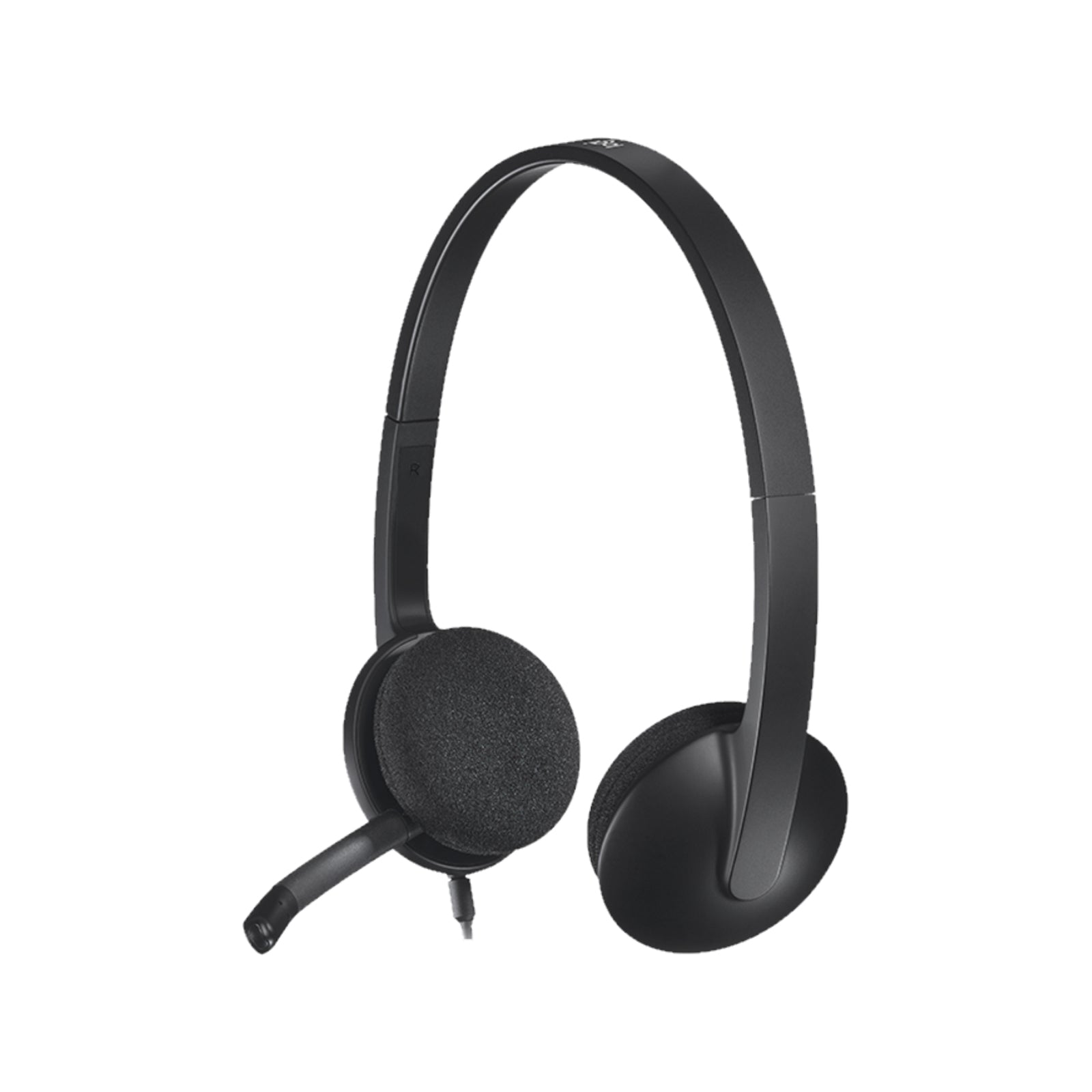 LOGITECH H340 USB COMPUTER HEADSET WITH NOISE CANCELING MIC, BLACK-0
