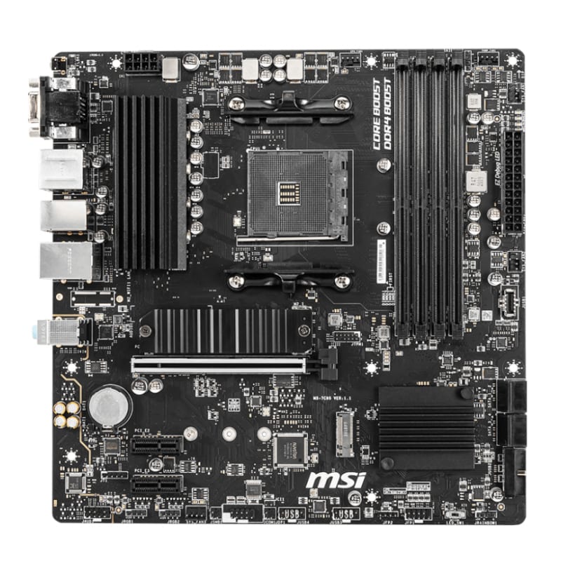 MSI B550M PRO-VDH AMD AM4 MATX Gaming Motherboard