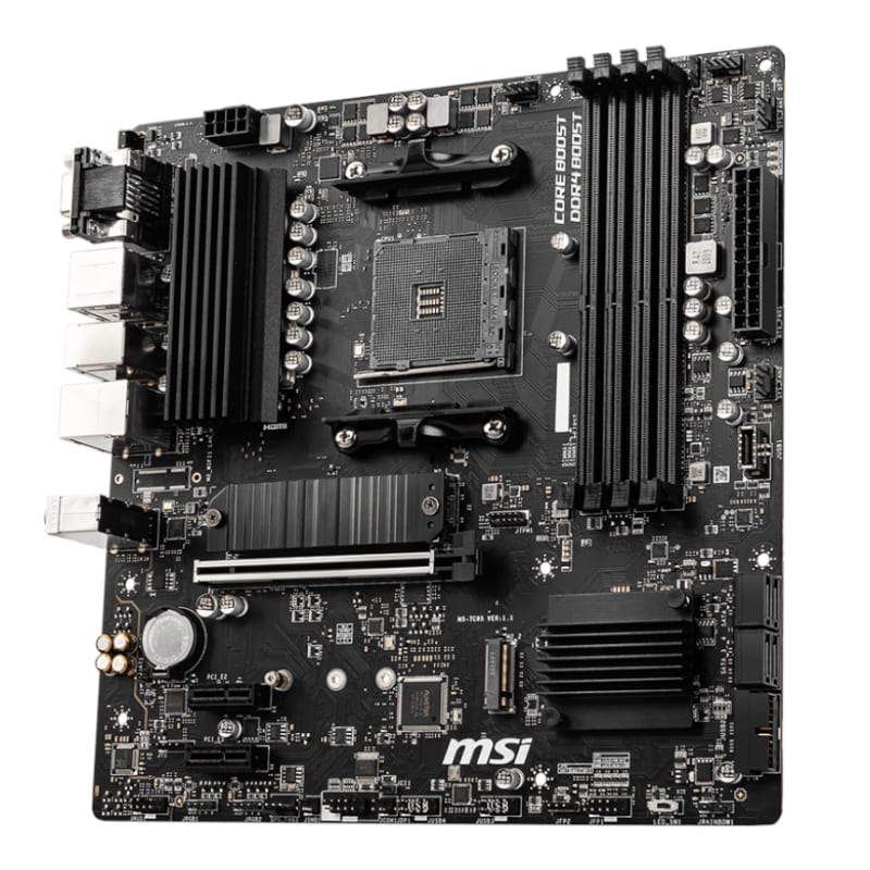 MSI B550M PRO-VDH AMD AM4 MATX Gaming Motherboard