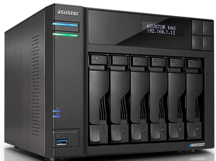Asustor Lockerstor 6 Gen2 6 Bay NAS No Hard Drive-0