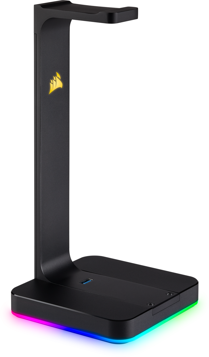 Corsair CA-9011167 Premium RGB Gaming Headset Stand with 7.1 Surround Sound Headphone Audio