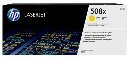 HP 508X Yellow Laserjet Enterprise M55-0