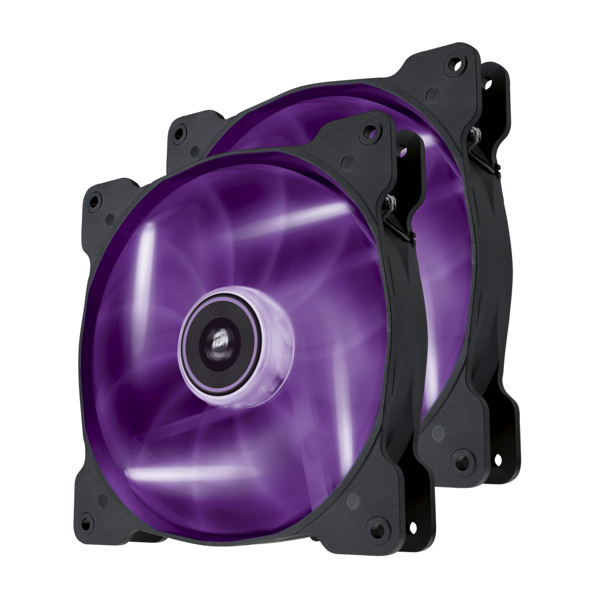 Corsair Air Series™ SP140 LED Purple High Static Pressure 140mm Fan Twin Pack