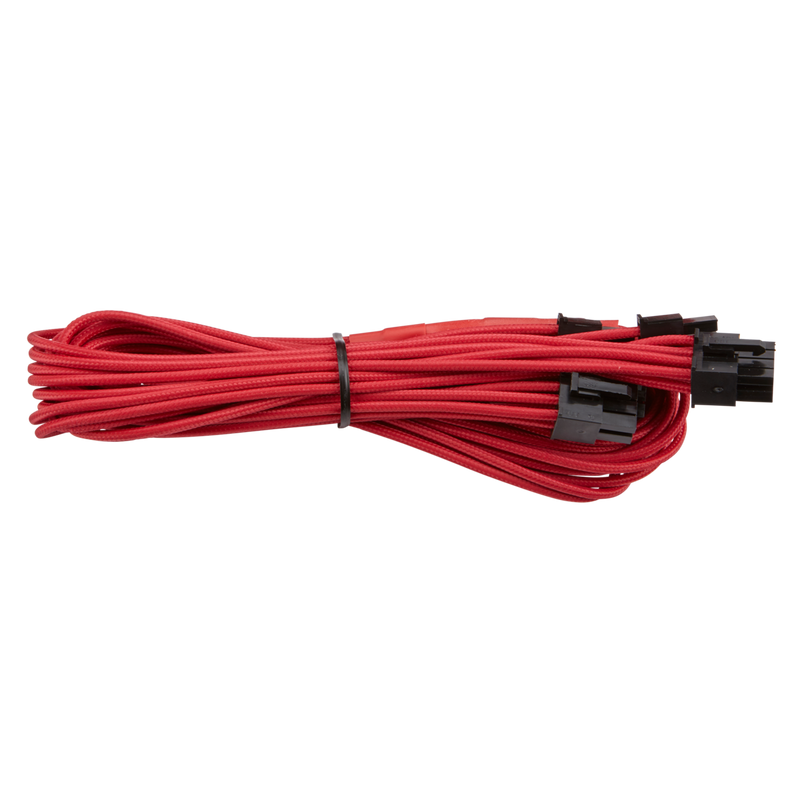Premium Individually Sleeved PSU Cable Kit Pro Package - Red