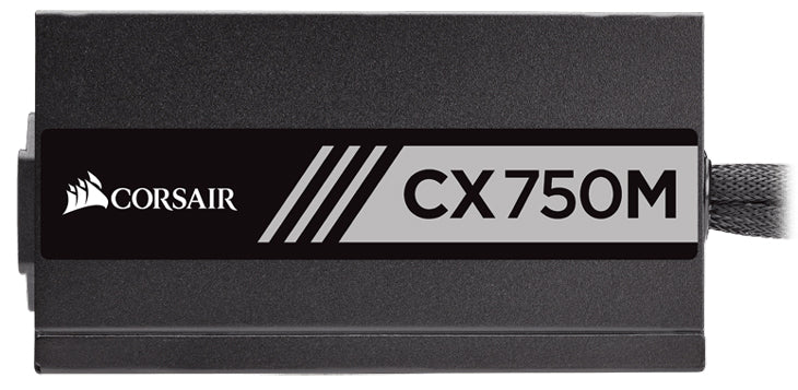 Corsair CX Series CX750M 750W 80 Plus® Bronze Certified Modular ATX Power Supply / 135mm Fan / Reliable And Compatible / Modular Cabling System / CP-9020061/154