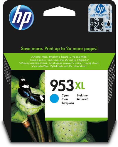 HP  953XL HIGH YIELD CYAN ORIGINAL INK