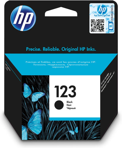 HP 123 BLACK INK CARTRIDGE