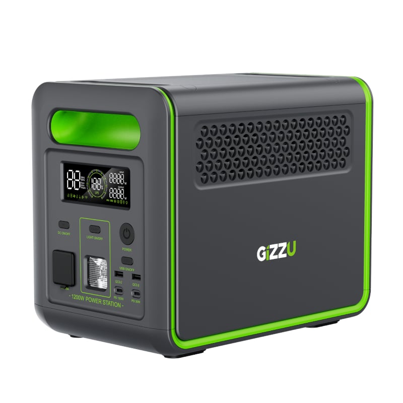 GIZZU HERO 1024WH/1000W UPS FAST CHARGE LIFEPO4 PORTABLE POWER STATION-0