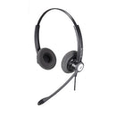 Calltel HW333N DH Stereo-Ear Noise-Cancelling Headset - Quick Disconnect Connector (UNBOXED DEAL)