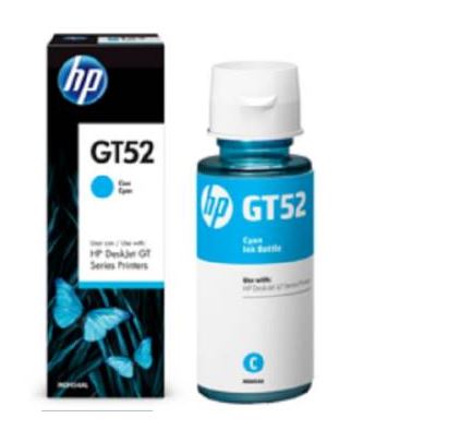 HP GT52 Cyan Original Ink Bottle