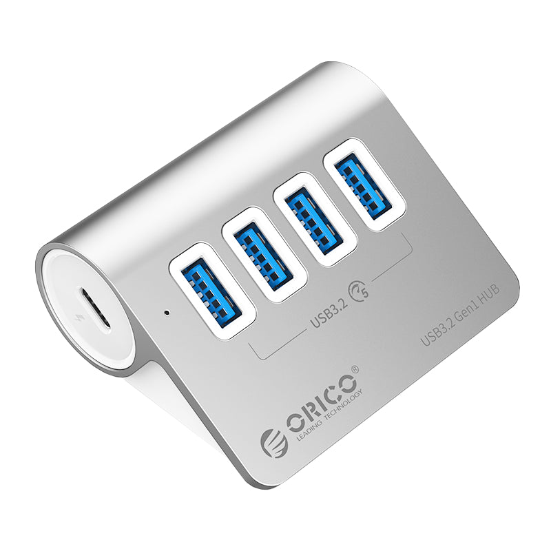 ORICO Aluminum Alloy 4 Port USB Hub | 4x USB 3.2 Type-A | Type-C (UNBOXED DEAL)