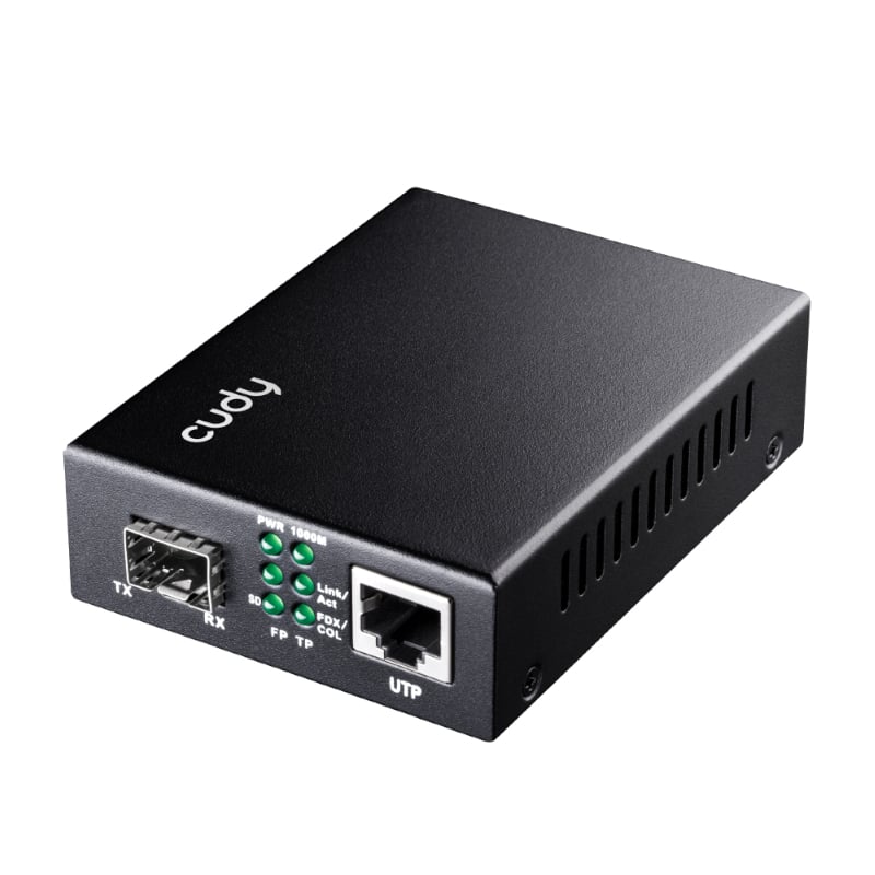 10/100/1000M Fibre to Gigabit Ethernet Media Converter-0