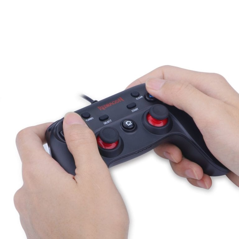 REDRAGON SATURN WIRED X/D-INPUT(DIGITAL/ANALOG) PC CONTROLLER BLACK - Platinum Selection