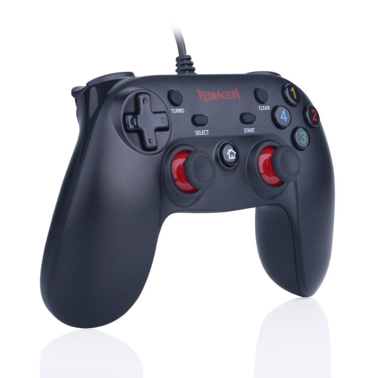 REDRAGON SATURN WIRED X/D-INPUT(DIGITAL/ANALOG) PC CONTROLLER BLACK - Platinum Selection