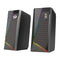 Redragon ANVIL 2.0 Speakers 2 x 3W|8 Mode RGB|USB+3.5mm|Power + Volume Buttons - Black