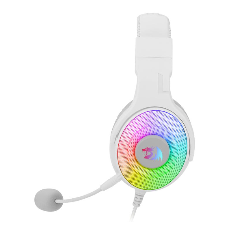 Redragon PANDORA 2 USB + 3.5mm Aux 7.1 RGB Gaming Headset - White