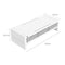 Orico Monitor Stand Riser White with Grey draws
