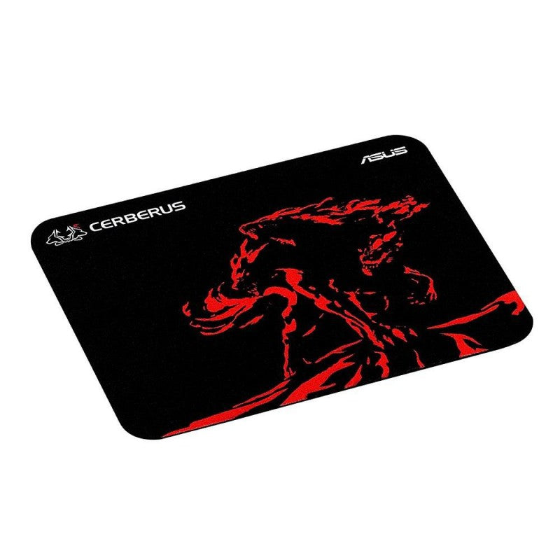 Asus Cerberus Mat Mini Cloth and Rubber Red & Black Gaming Mouse Pad