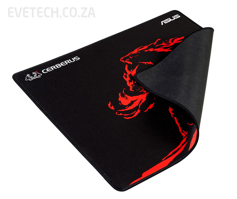 ASUS Cerberus Mat Plus Gaming Mousepad - Black/Red