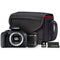 Canon 2000D 24MP DSLR IS Starter Bundle - Black EOS 2000D; EF-S 18-55mm f/3.5-5.6 IS II; Canon SB130 Bag;16Gb SD C