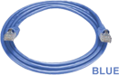 RCT - CAT5E PATCH CORD (FLY LEADS) 0.5M BLUE