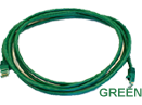 RCT - CAT6 PATCH CORD (FLY LEADS) 0.5M GREEN