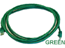 RCT - CAT6 PATCH CORD (FLY LEADS) 2M GREEN