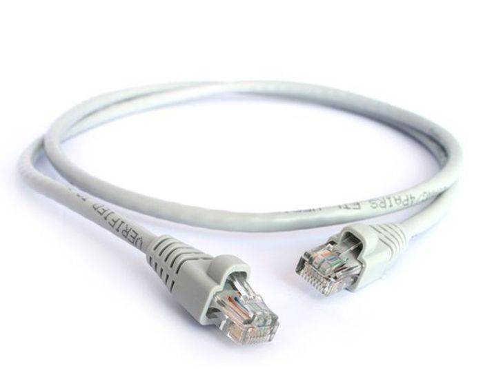 RCT - CAT5E PATCH CORD (FLY LEADS) 1M GREY