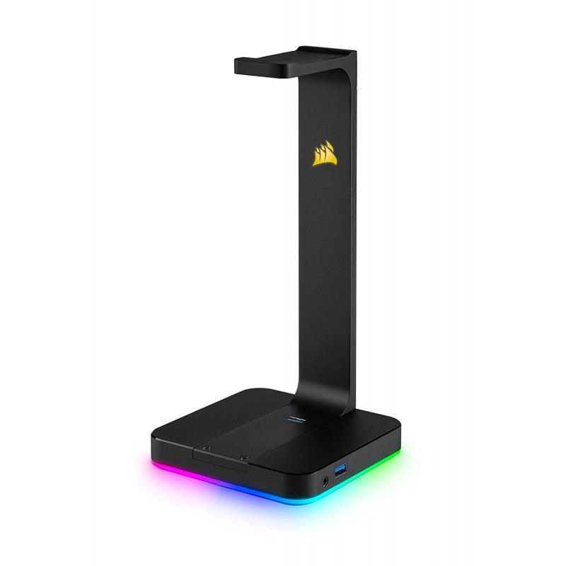 Corsair CA-9011167 Premium RGB Gaming Headset Stand with 7.1 Surround Sound Headphone Audio