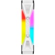 Corsair CO-9050104-WW QL120 iCUE RGB LED 120mm PWM White With Lighting Node CORE Case Fan - 3 Pack